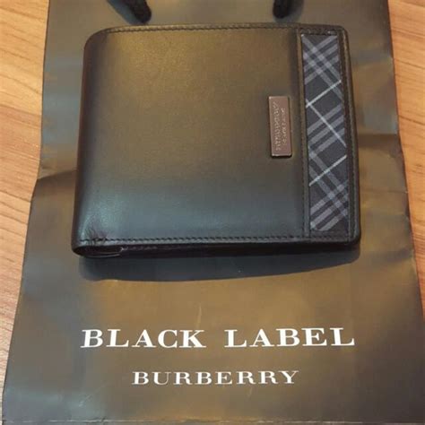 burberry black label wallet.